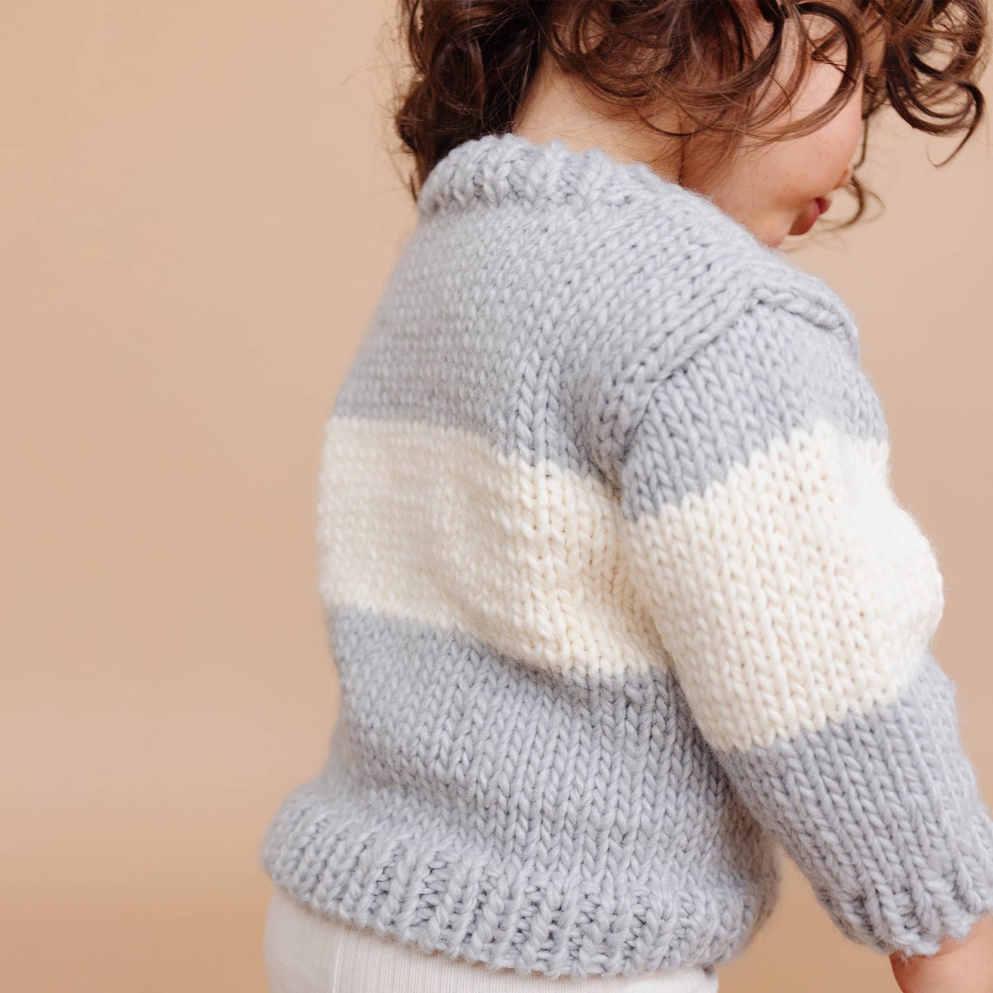 Ski Sweater, Bowie Grey: Small; 12-24M