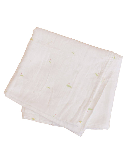 Organic Cotton Muslin Swaddle Blanket: Golf