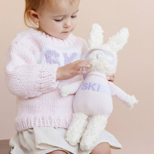 Organic Riley Bunny Ski Plush Toy