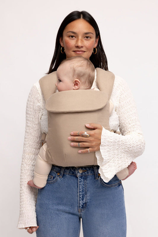 Desert Lark - Aerial Linen Baby Carrier