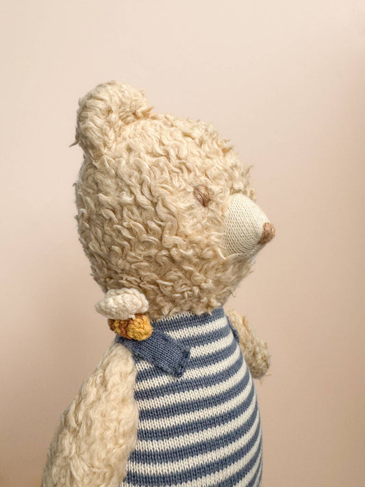 Organic Henry Bear Bee Plush Toy