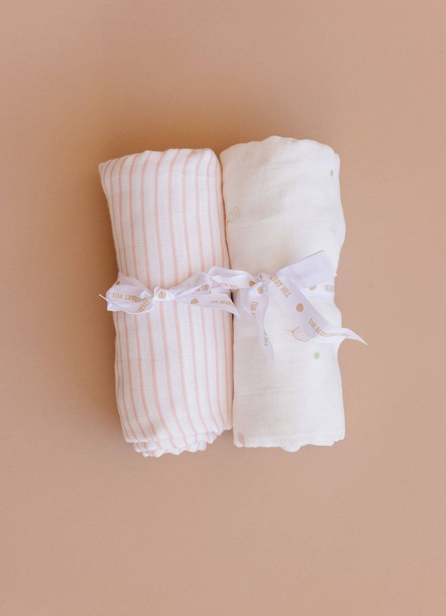 Organic Cotton Muslin Swaddle Blanket: Pickleball Sport Pink
