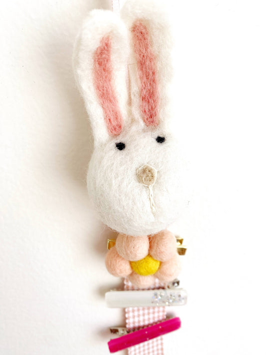 Bunny Hair Clip Holder-15" Hanging Organizer