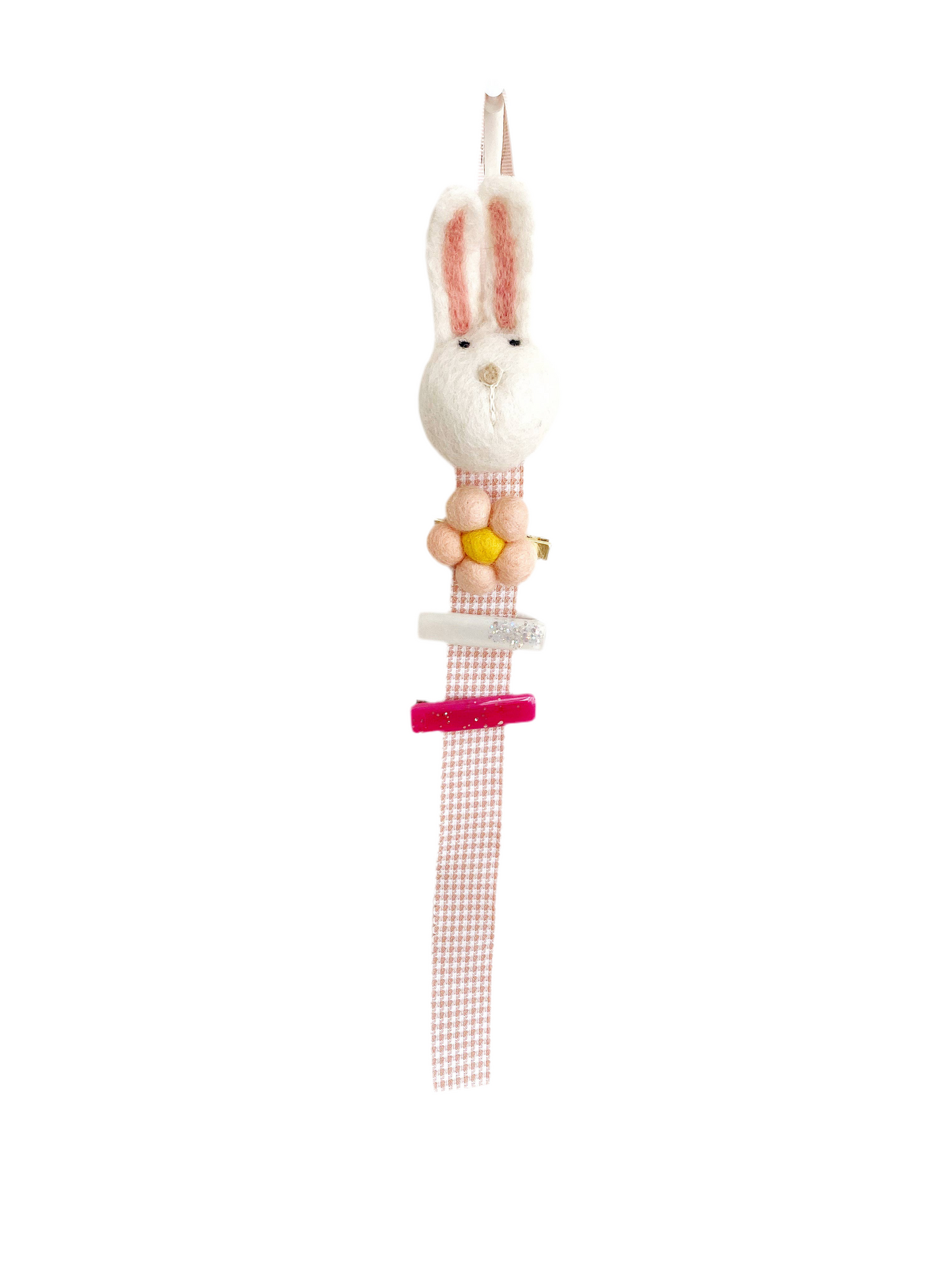Bunny Hair Clip Holder-15" Hanging Organizer