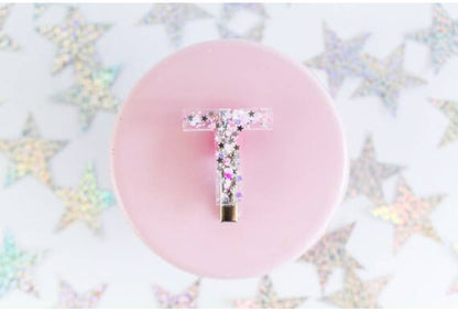 Personalized Initial Hair Clips