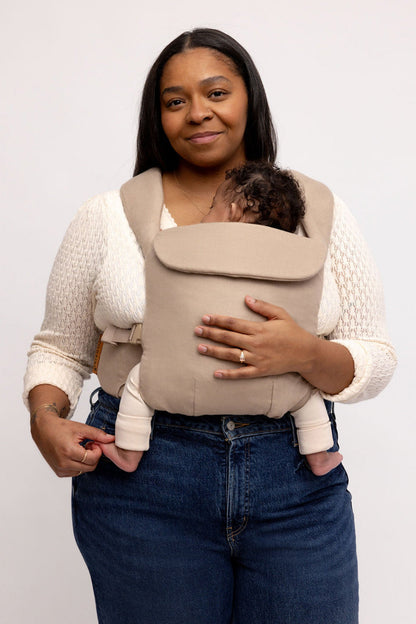 Desert Lark - Aerial Linen Baby Carrier