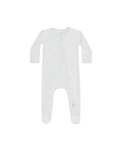 Modal Zip Footie Stars Fog: 0-3M