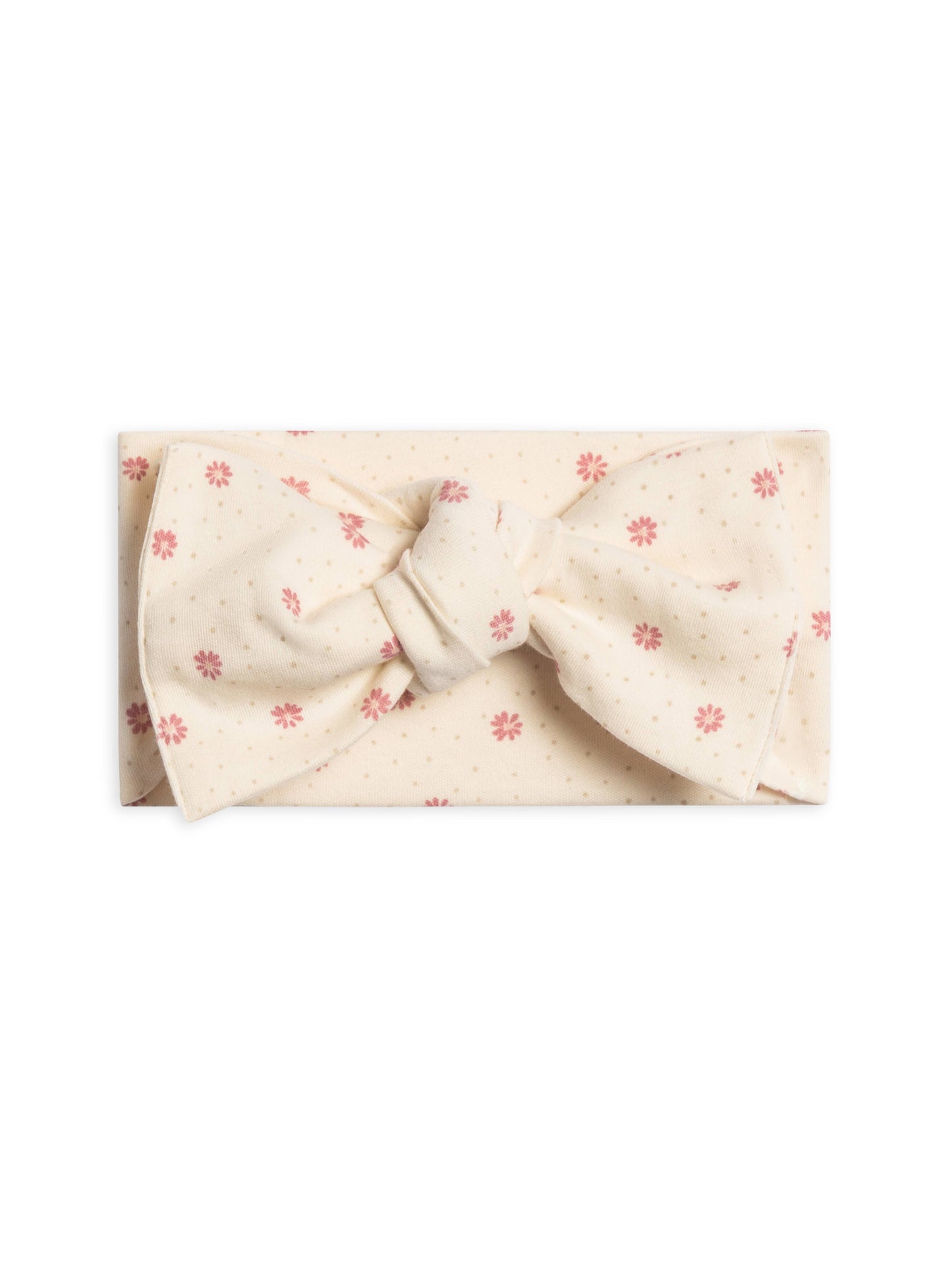 Organic Knot Bow Wrap - Carla Floral / Punch