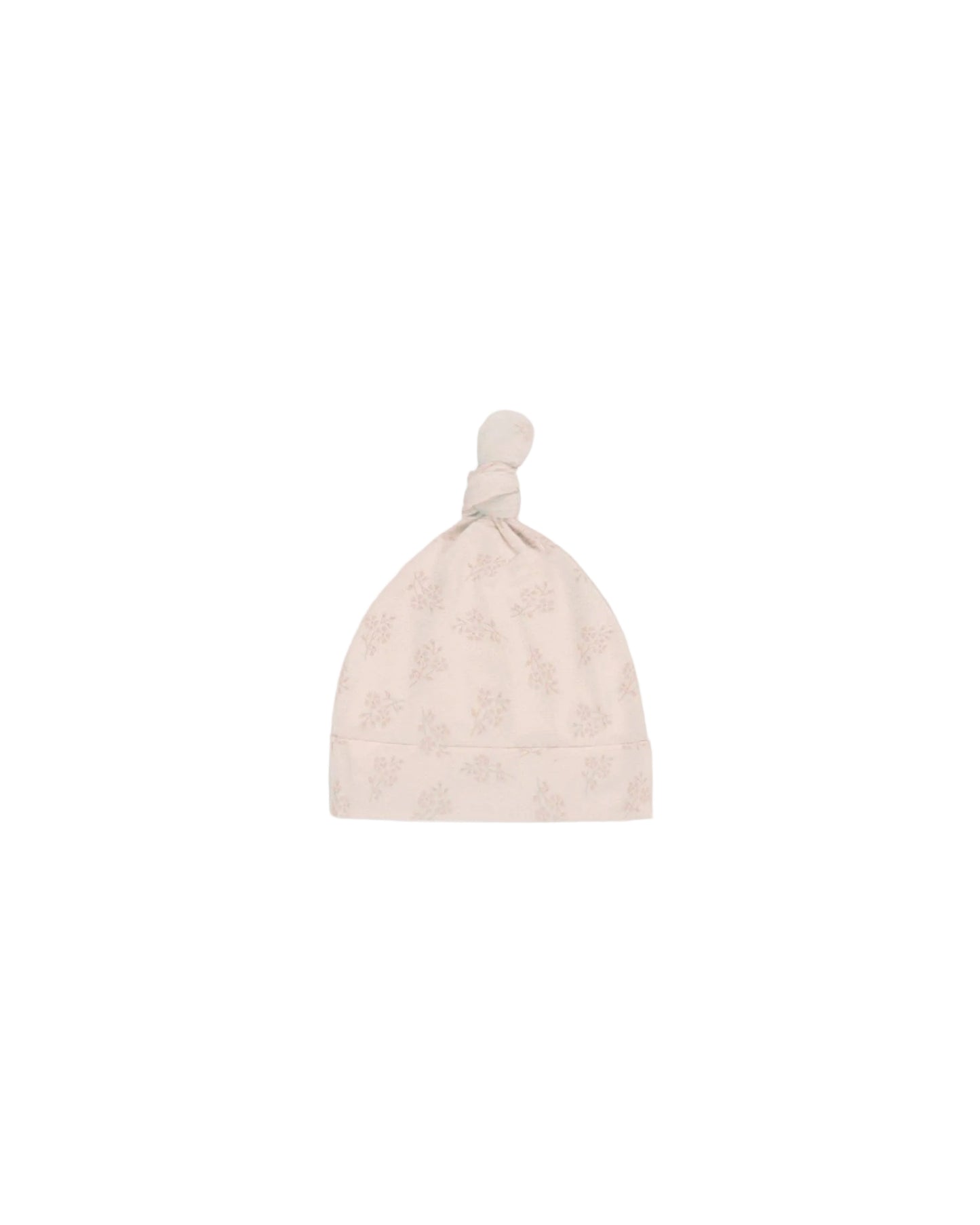 Knotted Baby Hat Pink Blossom: 0-6M