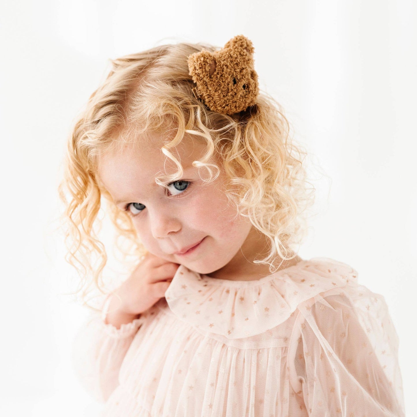 Novelty hair clips: Teddy Oak