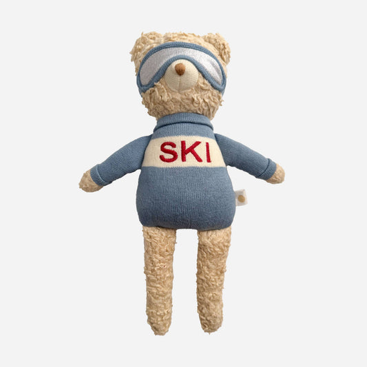 Organic Benjamin Bear Ski Plush Toy
