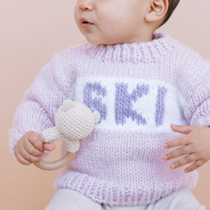 Ski Sweater, Baby Pink Kids: Small 12-24M