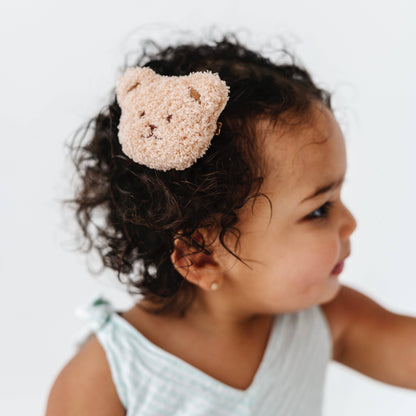 Novelty hair clips: Teddy Oak