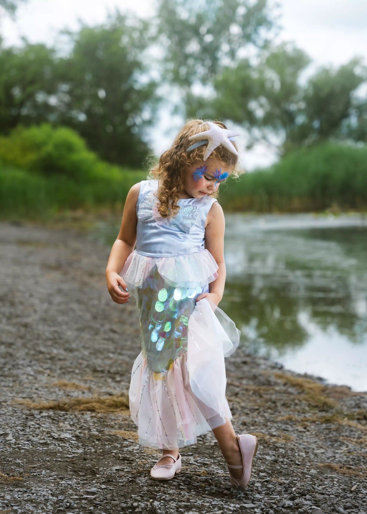 Mermaid Dress & Starfish Headband