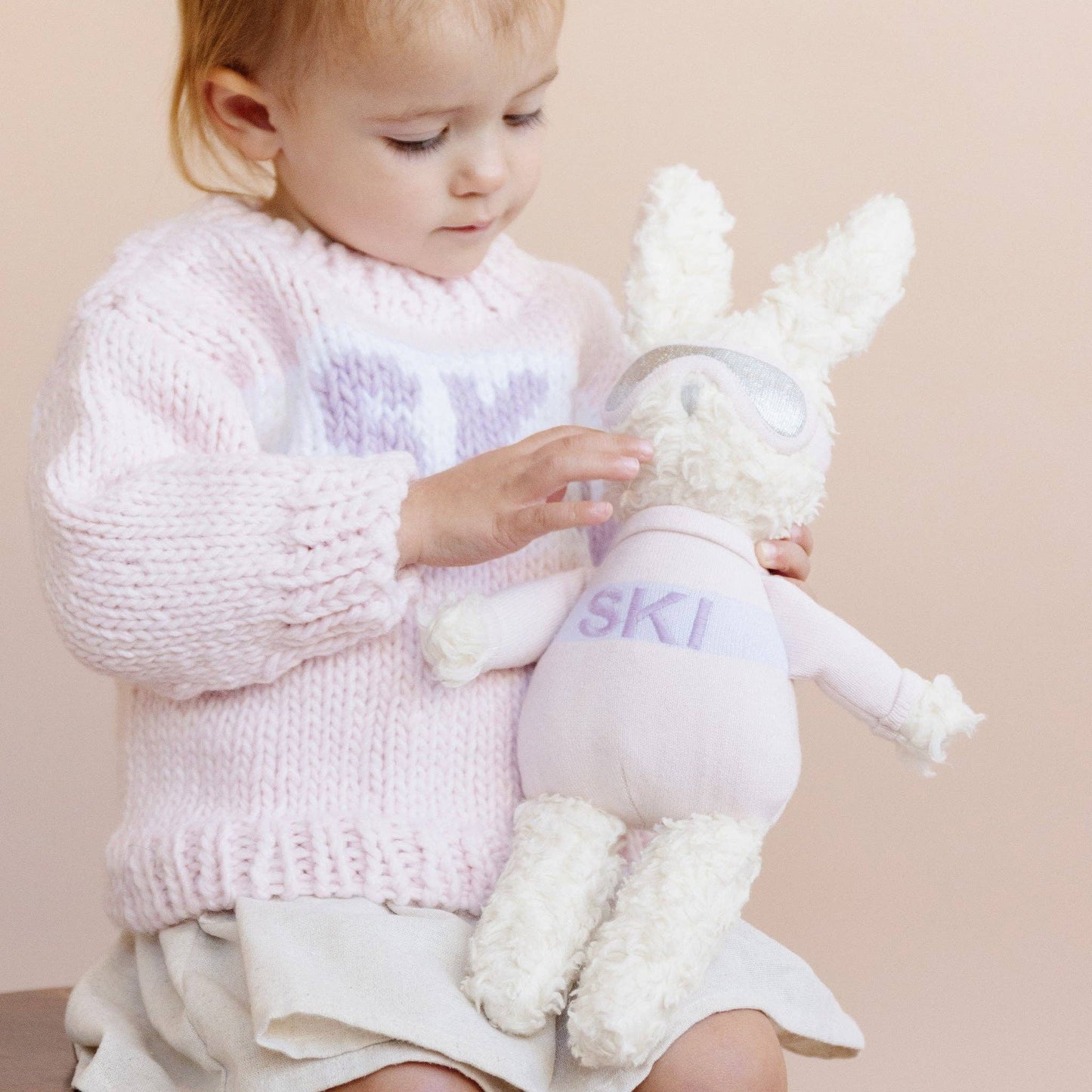 Organic Riley Bunny Ski Plush Toy