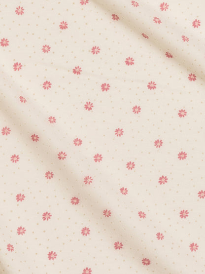 Organic Swaddle Blanket - Carla Floral / Punch