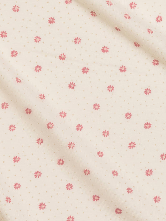 Organic Swaddle Blanket - Carla Floral / Punch