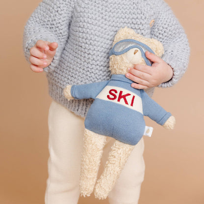 Organic Benjamin Bear Ski Plush Toy