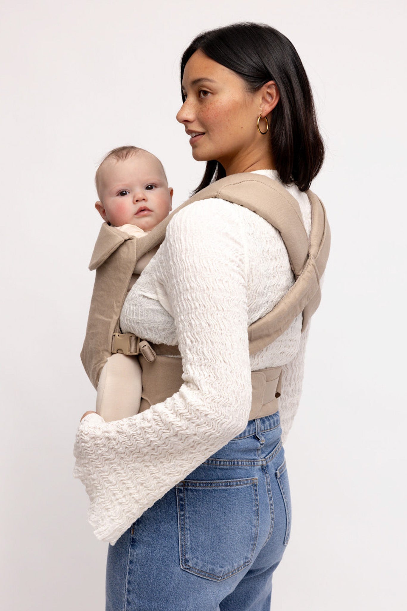 Desert Lark - Aerial Linen Baby Carrier
