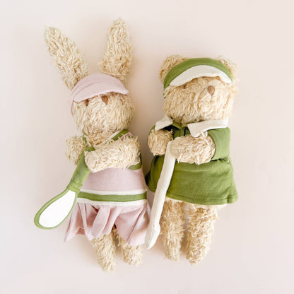 Organic Ruby Bunny Pickleball Plush Toy