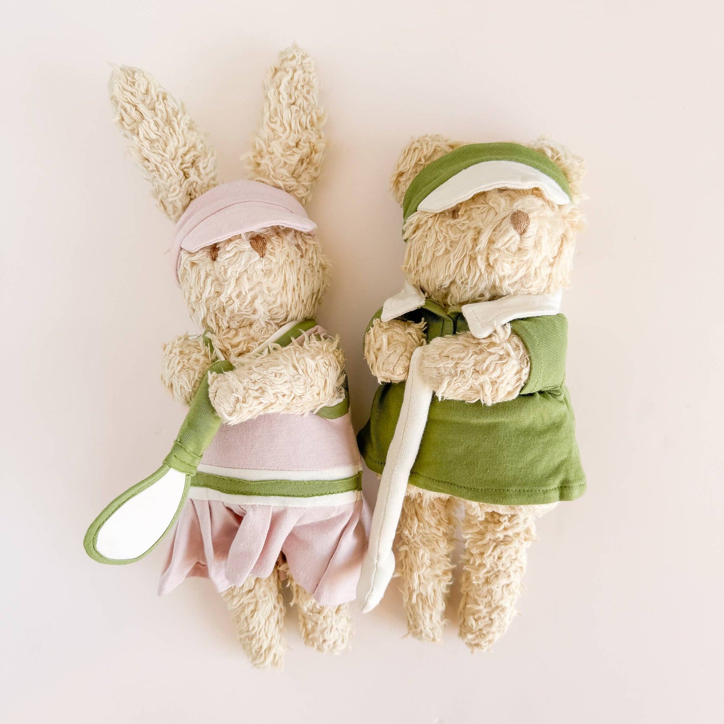 Organic Golf Bear Doll Stuffed Toy Baby Kids Teddy