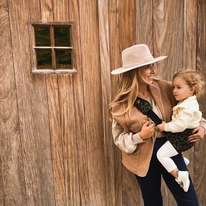 Leopard Print Grey - Toddler Carrier