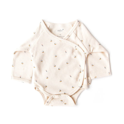 Organic Baby Bodysuit – Schooner: Newborn