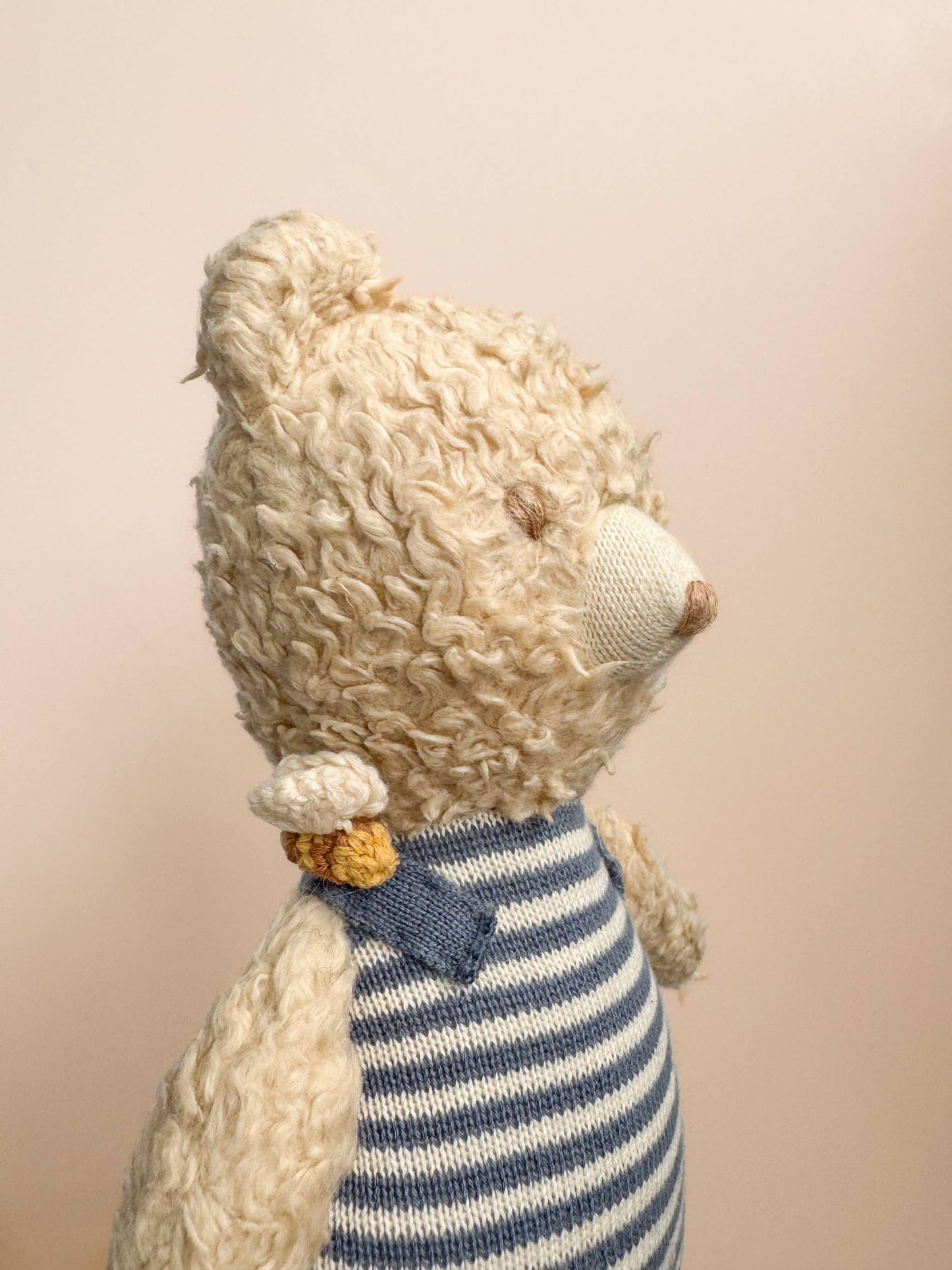 Organic Henry Bear Bee Plush Toy