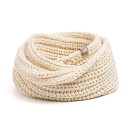 Girls Cream Infinity Scarf