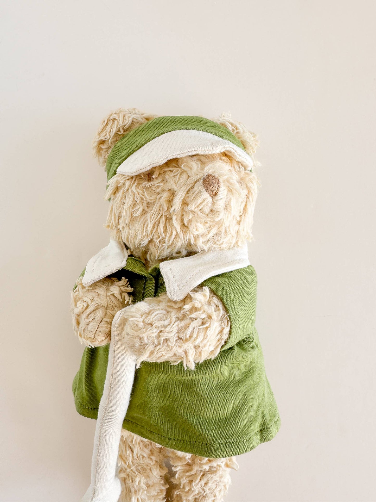 Organic Golf Bear Doll Stuffed Toy Baby Kids Teddy