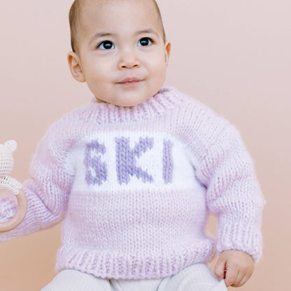 Ski Sweater, Baby Pink Kids: Small 12-24M