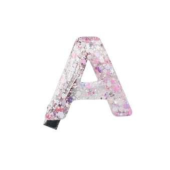 Personalized Initial Hair Clips