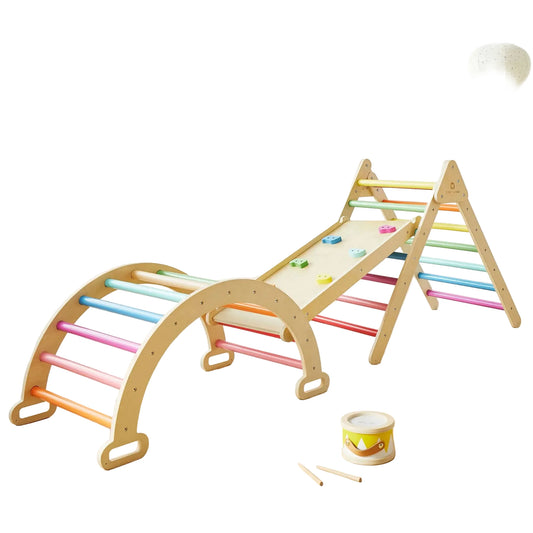 Tiny Land® 7-in-1 Rainbow Climbing Set
