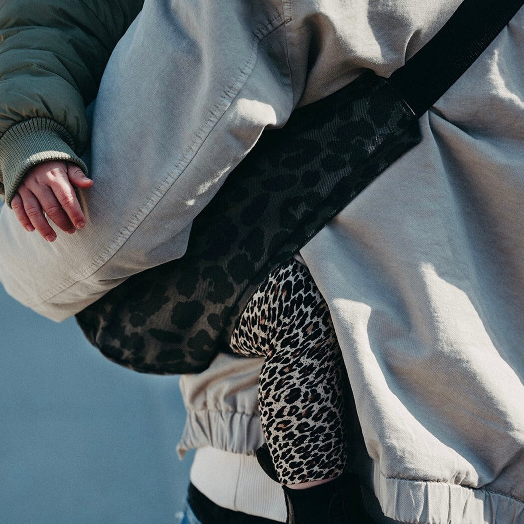 Leopard Print Grey - Toddler Carrier