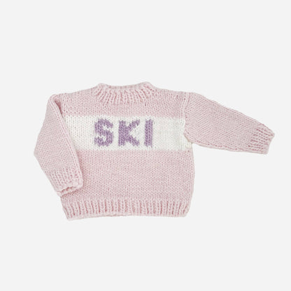 Ski Sweater, Baby Pink Kids: Small 12-24M
