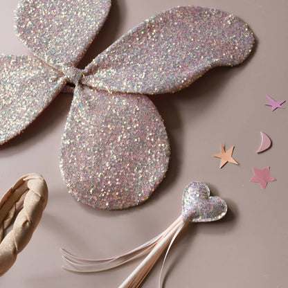 Magical Sequin Fairy Wings: 3-10Y