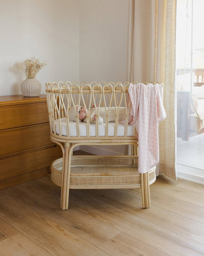 Modal Baby Swaddle Pink Blossom: OS