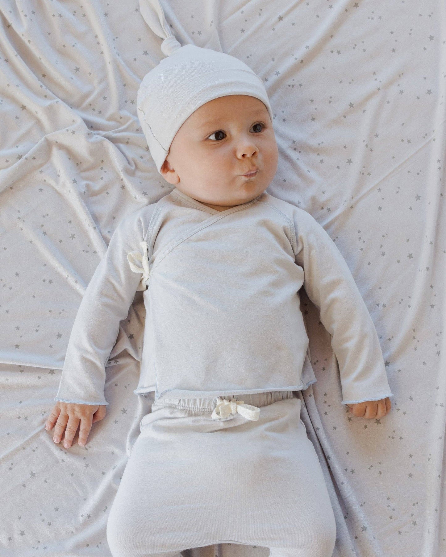 Modal Baby Swaddle Stars Fog: OS