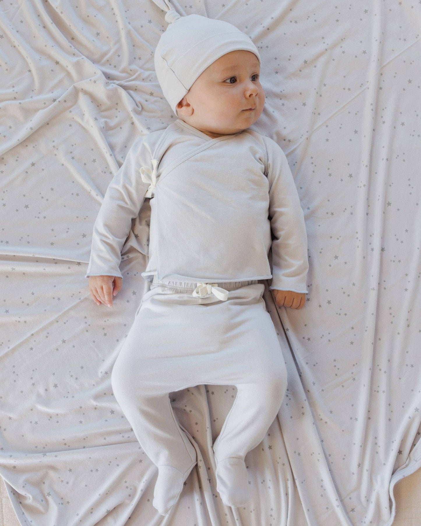 Modal Baby Swaddle Stars Fog: OS