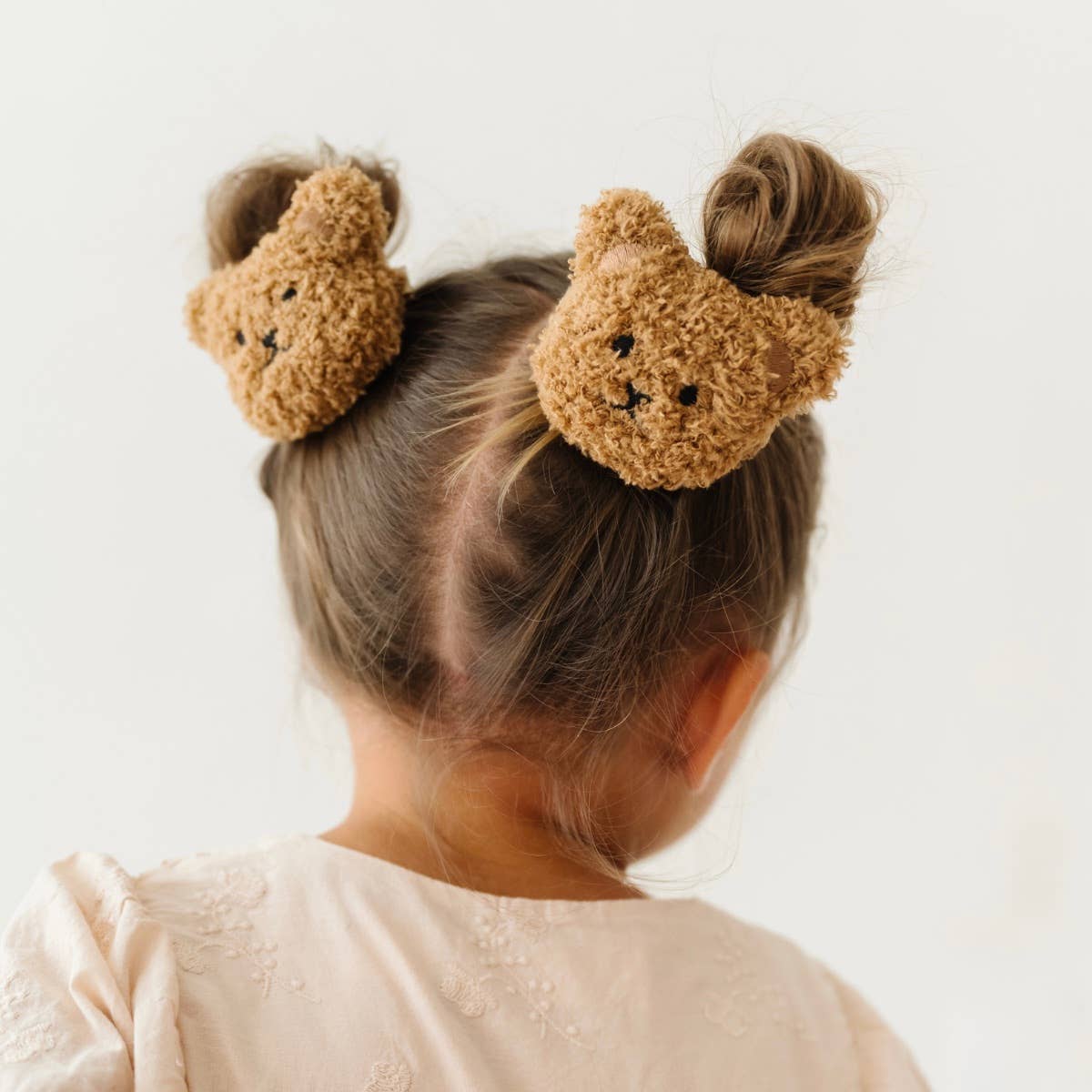 Novelty hair clips: Teddy Oak
