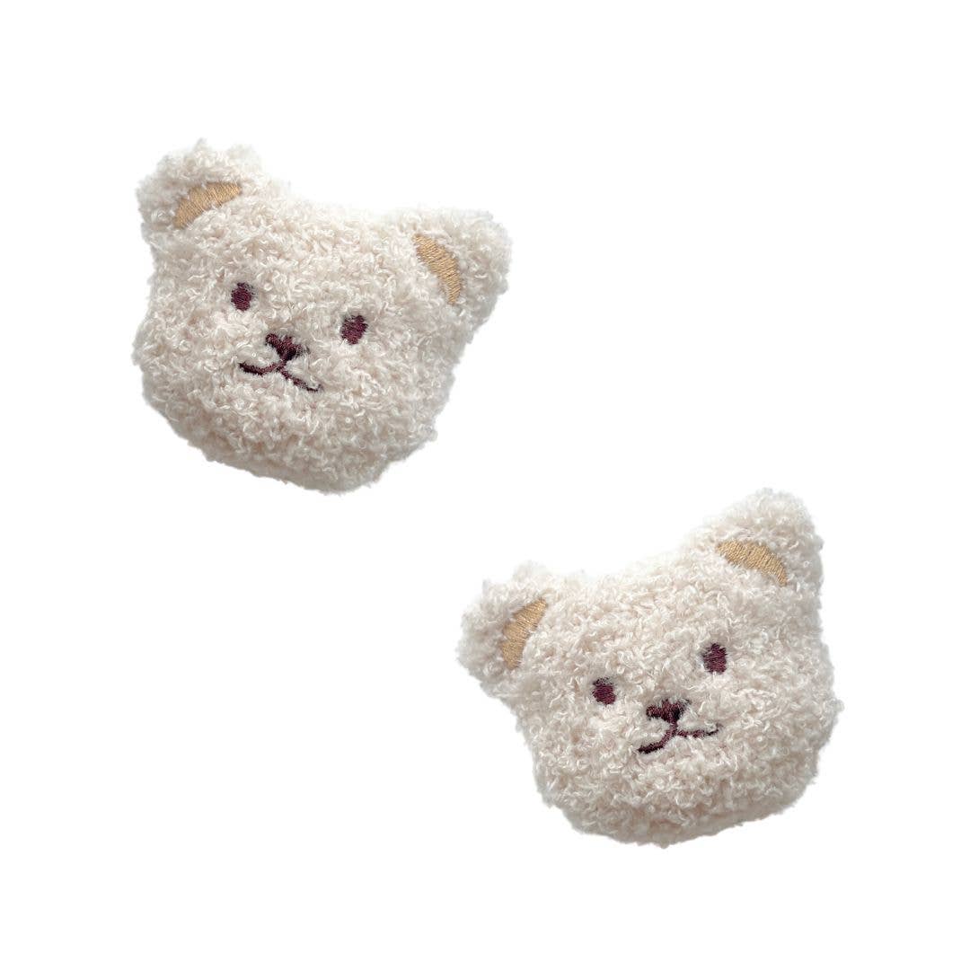 Novelty hair clips: Teddy Oak