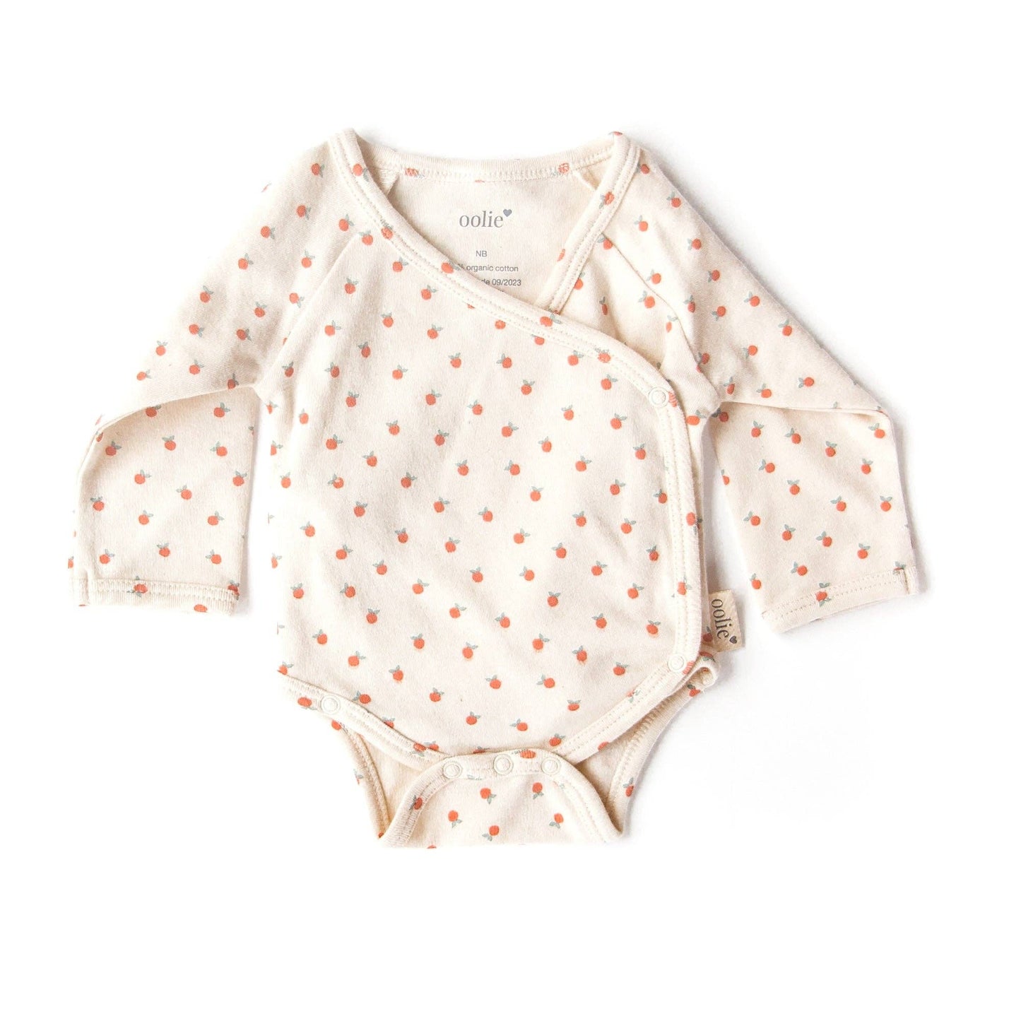 Organic Baby Bodysuit – Little Peach: Newborn