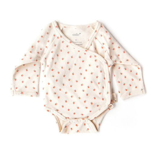 Organic Baby Bodysuit – Little Peach: Newborn