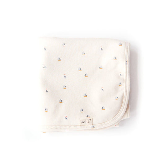 Organic Swaddle Blanket - Schooner