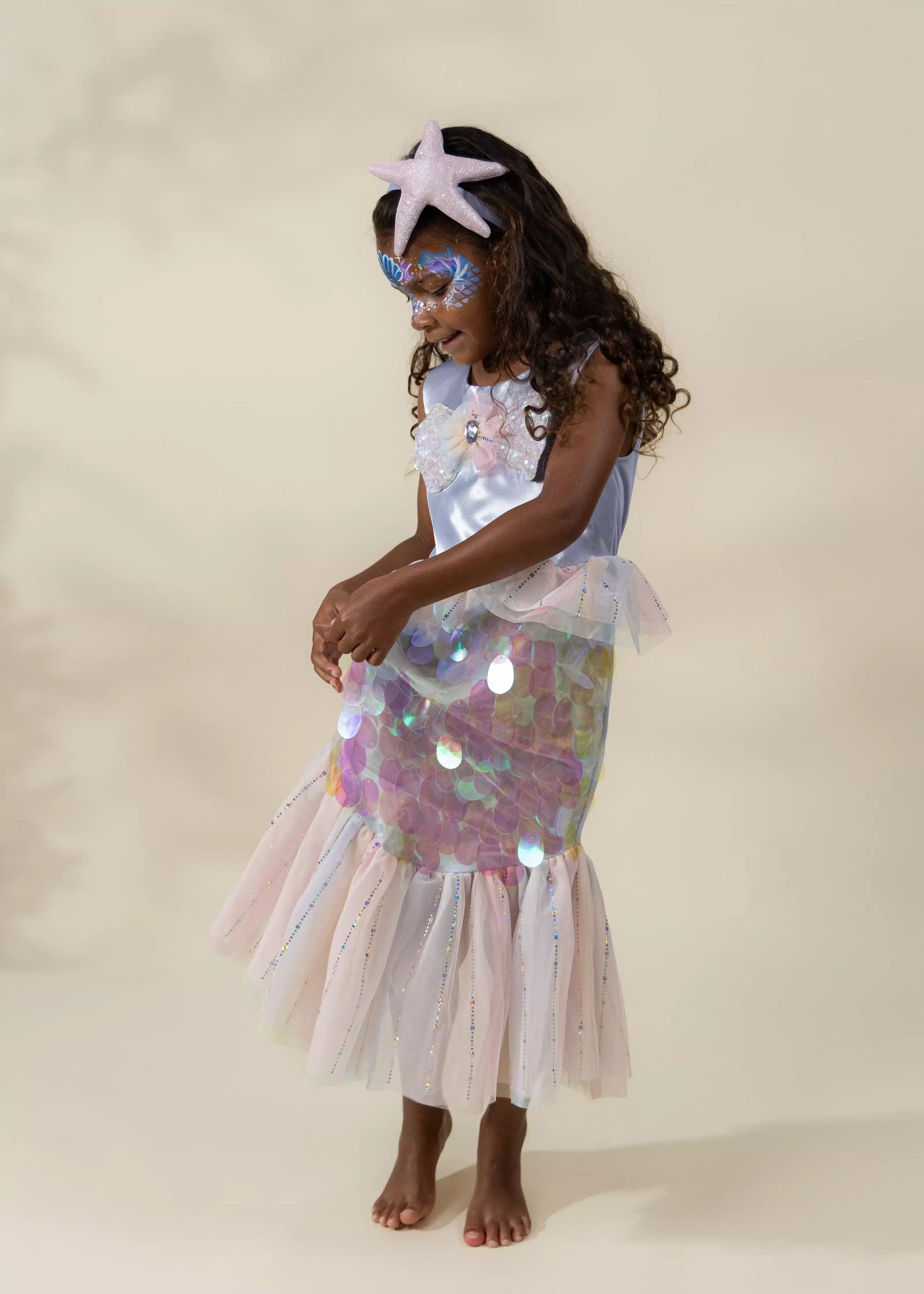 Mermaid Dress & Starfish Headband