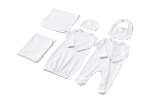 Organic Baby Pink Newborn Take Me Home Set